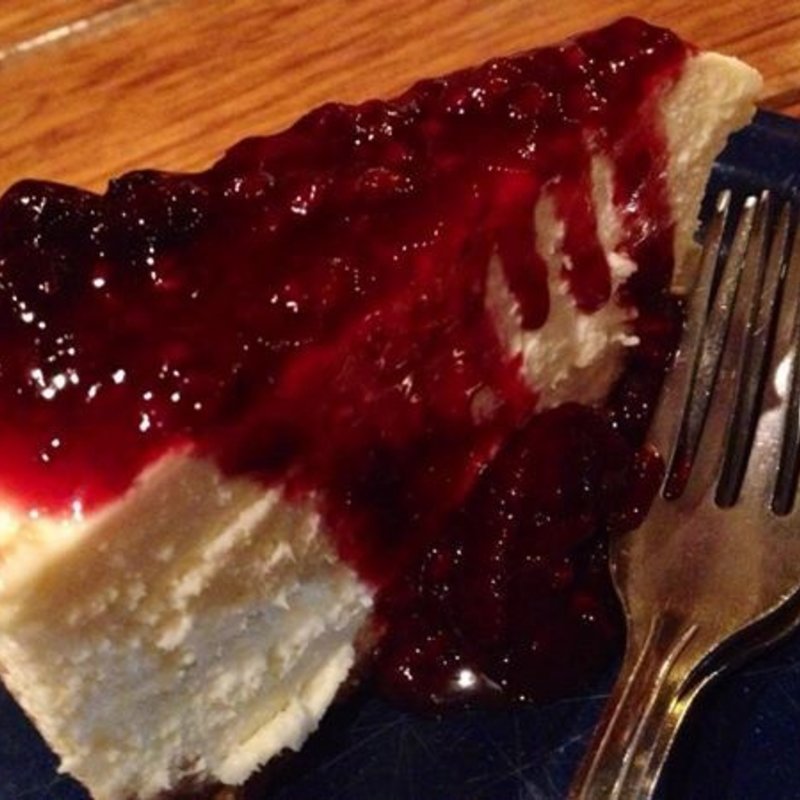 レアチーズケーキ(Dinosaur Bar-B-Que)