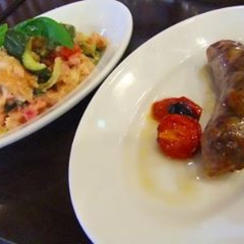 自家製サルスィッチャ　パンのサラダ(イル・プルチネッラ （IL PULCINELLA 【旧店名】パスタR）)