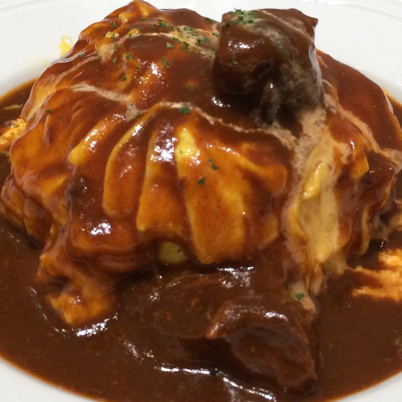 ビーフシチューオムライス(マザーリーフ・ティースタイル 阪急西宮ガーデンズ店)
