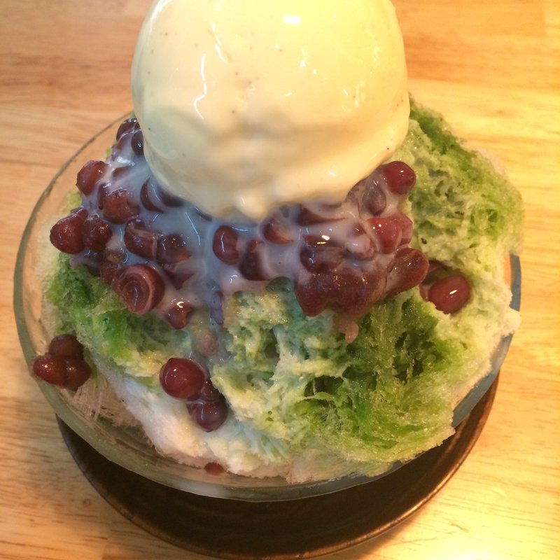 宇治抹茶金時かき氷(神楽坂 茶寮 武蔵小杉東急スクエア店 )