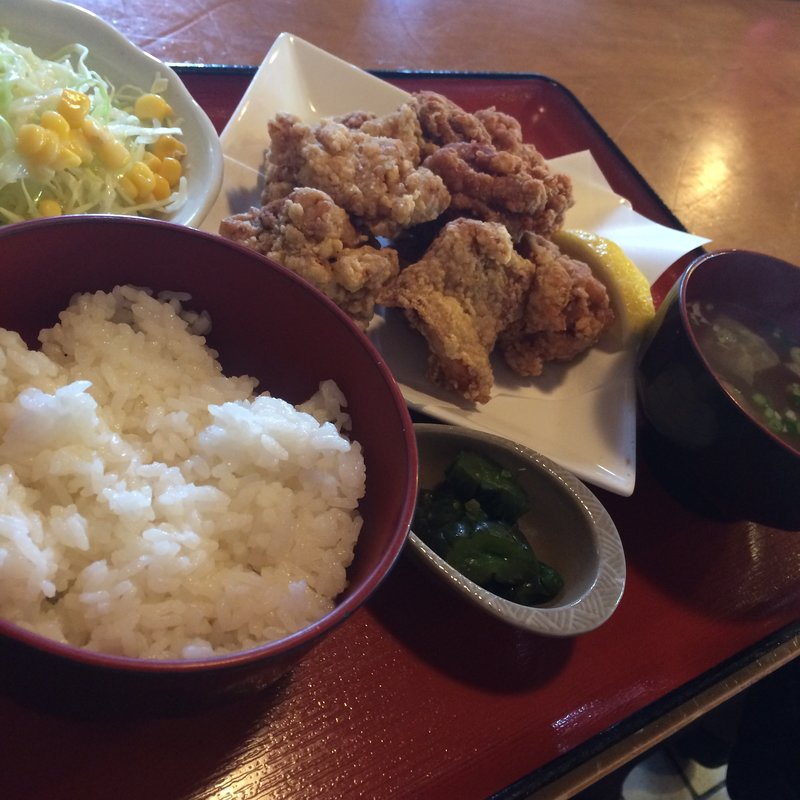 唐揚げ定食(一歩 )