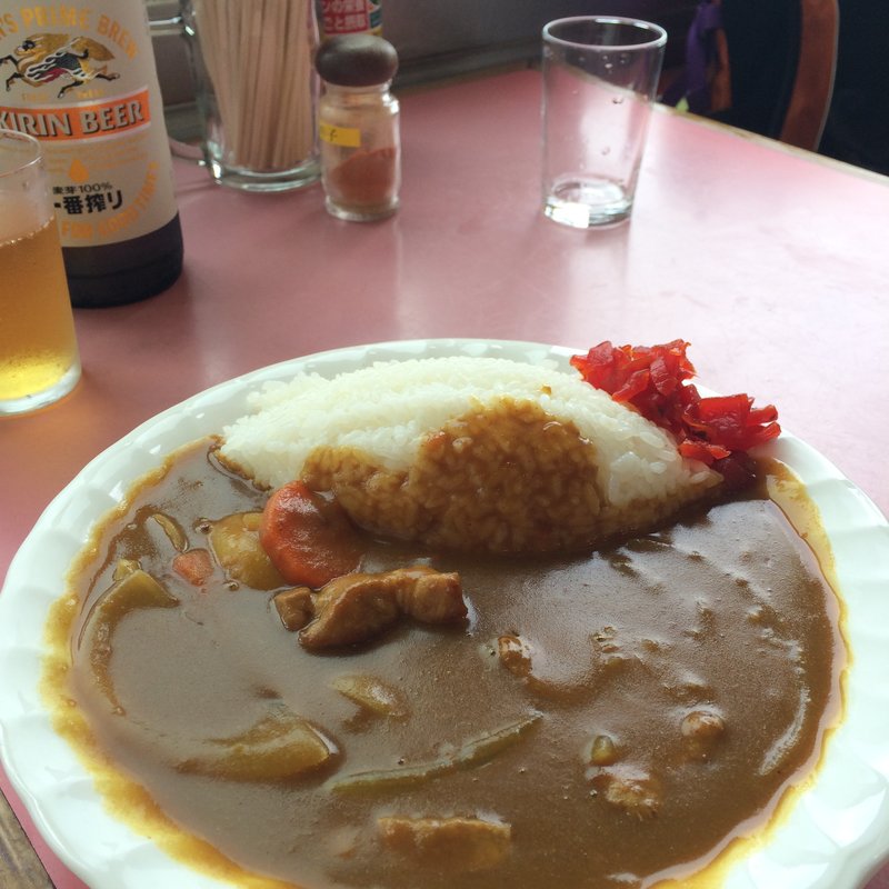 カレーライス(駒鳥売店)