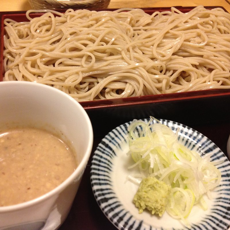 胡麻くるみ蕎麦(焼鳥蕎麦 二尺五寸 羽田空港店)