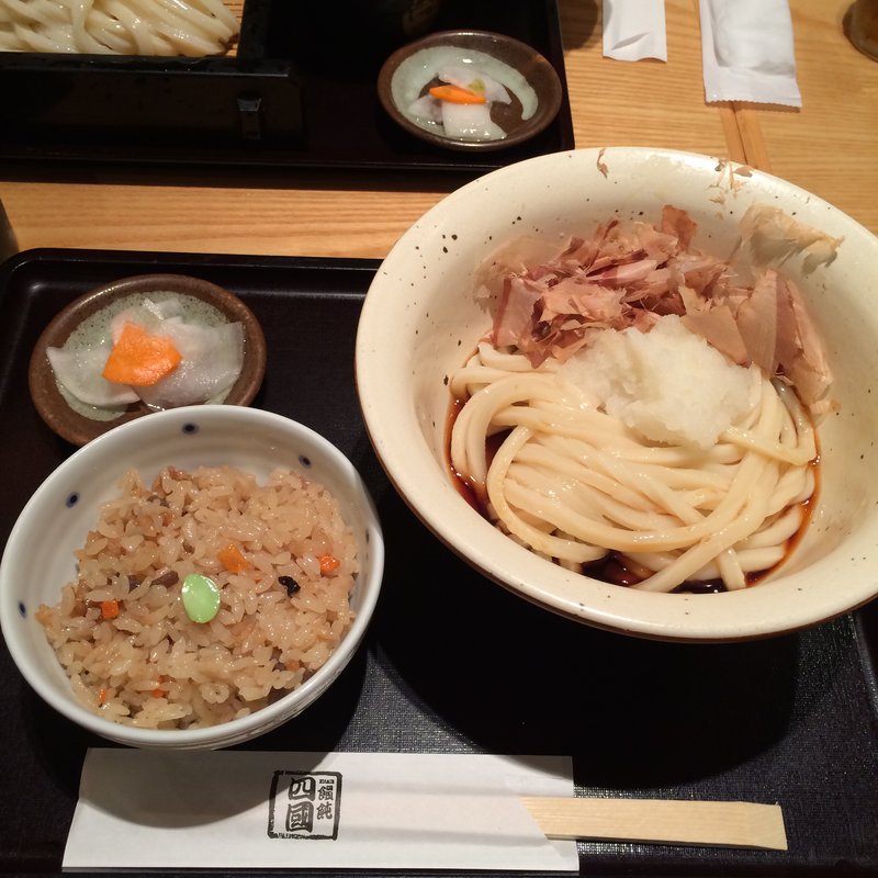 おろしぶっかけ定食(四國 東横店 （四国 うどんしこく）)