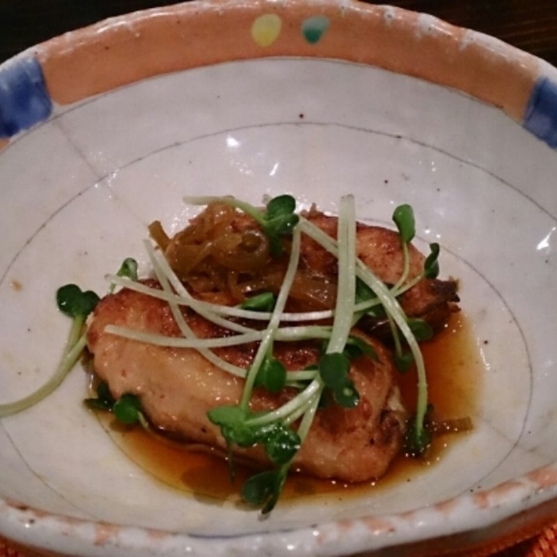 ポン酢つくね(ROBATA GRILL TSUKUNEYA STYLE)