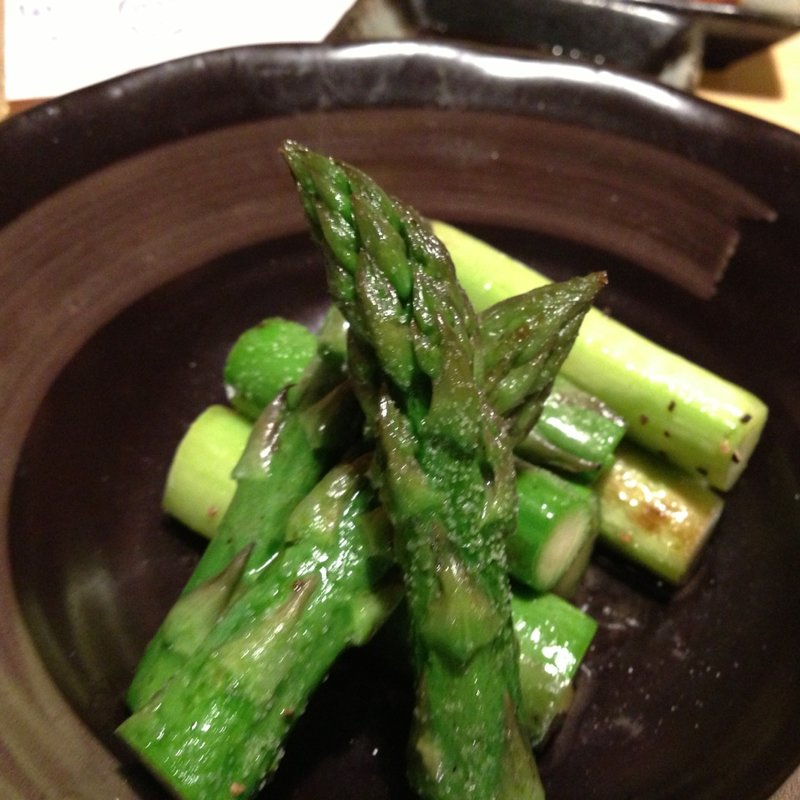 アスパラ焼き(開陽亭)