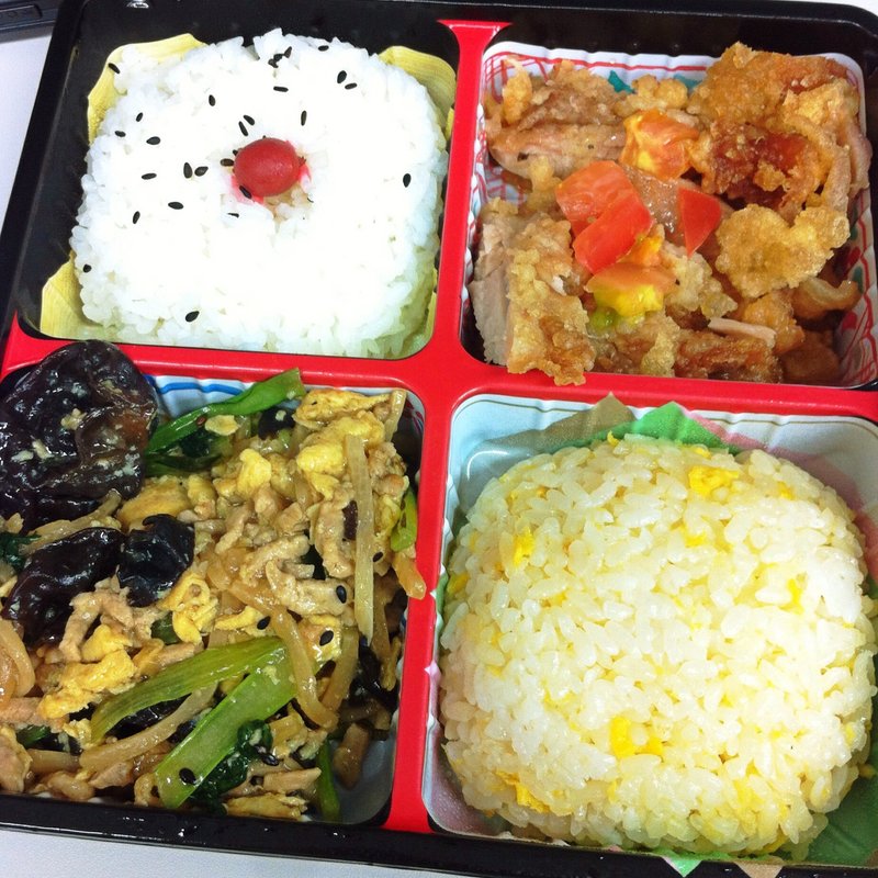 油淋鶏＆ムースーロー弁当(梅香苑)