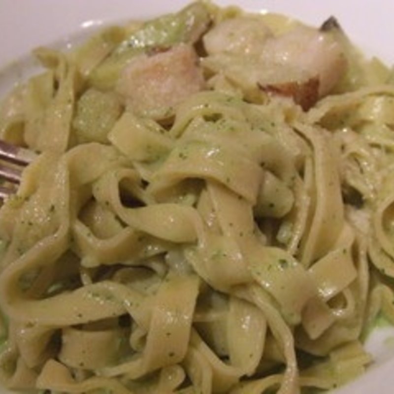 帆立とジャガイモのジェノバクリームソース(ガルロ・ネロ 玉川高島屋店)