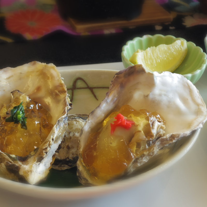 カキのゼリーがけ(銀波荘 )