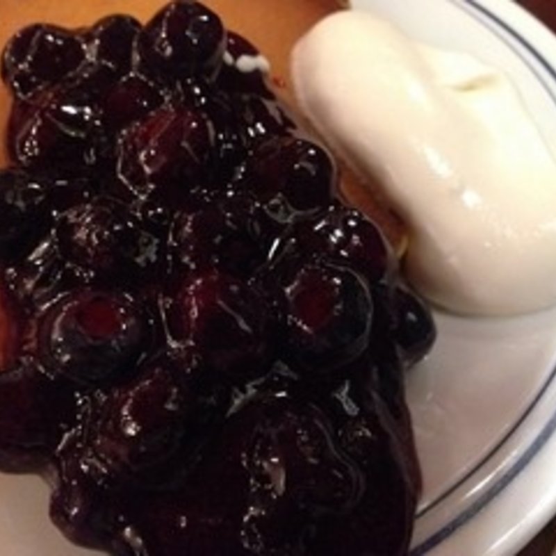 パンケーキブルーベリー ドリンク付(パパス カフェ 玉川高島屋 )