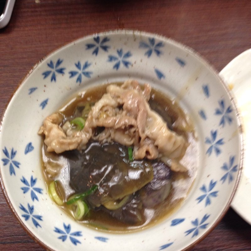 ナスと豚肉の煮物(旬活和食 ままや)