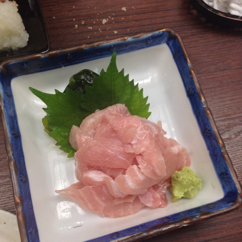 びんちょうマグロの中落ち(旬活和食 ままや)