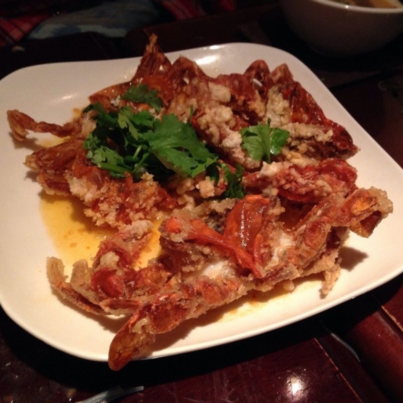 蟹の唐揚げ　スイートチリソース(khapom)