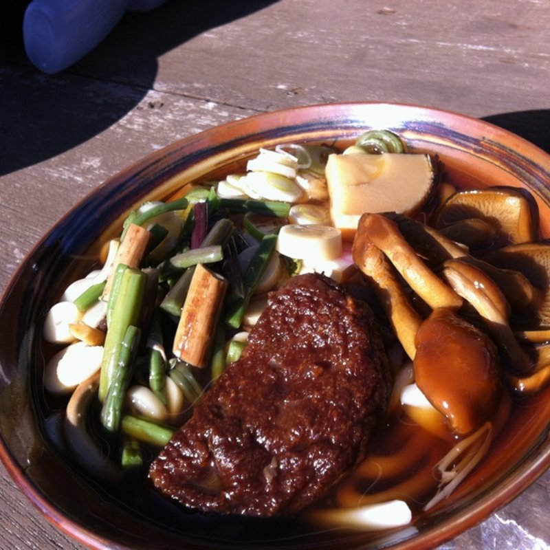 陣馬うどん(陣馬山頂　清水茶屋 )