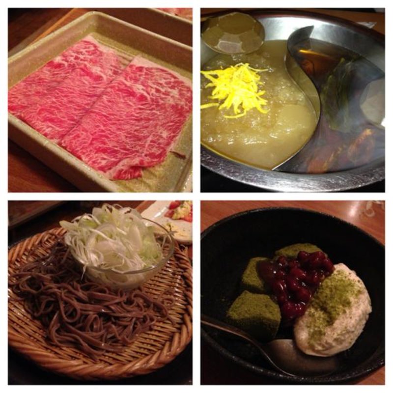 コラーゲンゆず塩＆季節限定鰹和ダシ(しゃぶしゃぶ温野菜 上野駅前店)