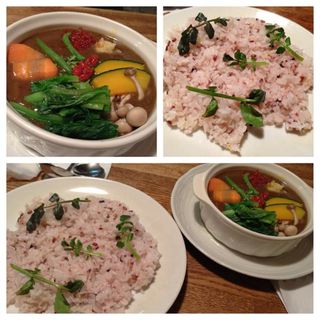 薬膳野菜カレー＋生姜＋五穀米(薬膳カレー じねんじょ谷中店)