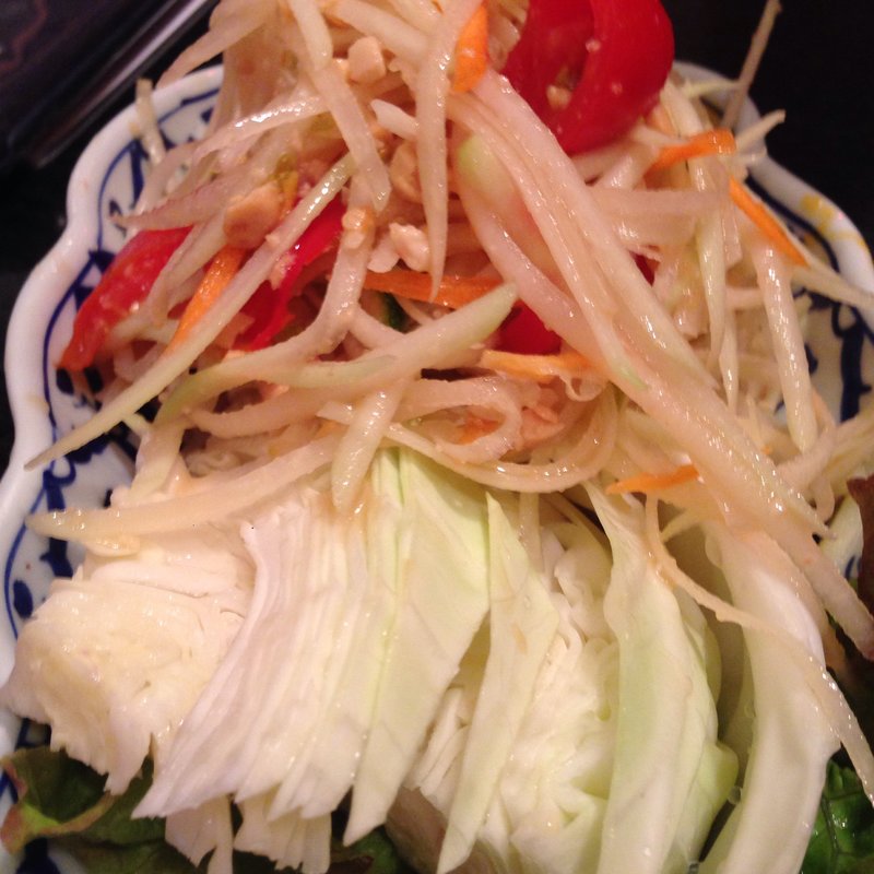 パパイヤサラダ(トムヤムクン)