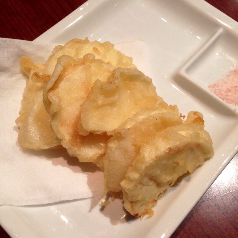 ヤシの新芽天ぷら(踊子／ODORIKO RESTAURANT)