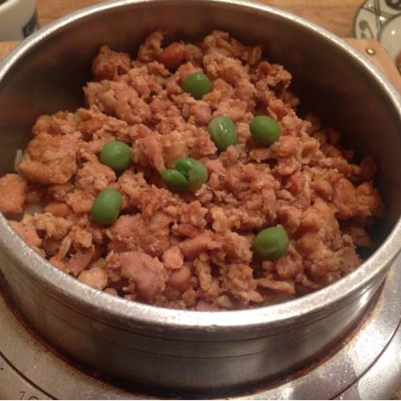 鶏釜めし＋やきとり2本付き(鳥ぎん 銀座本店)