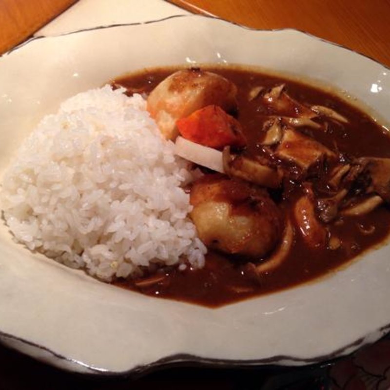 根菜とキノコのカレー(3丁目のカレー屋さん)