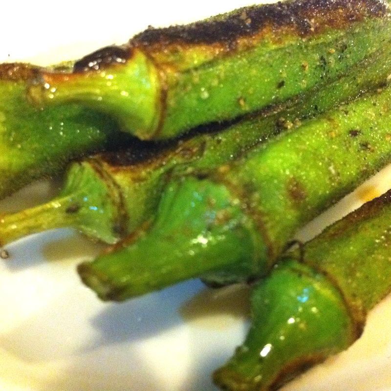 炭焼き　オクラ(炭屋キッチン やまや)