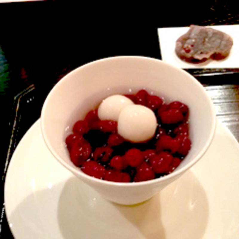 冷ぜんざい(茶寮 宝泉 （さりょう ほうせん）)