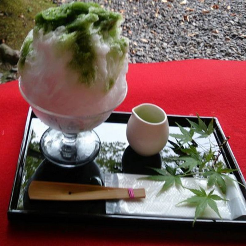 抹茶かき氷(茜庵)