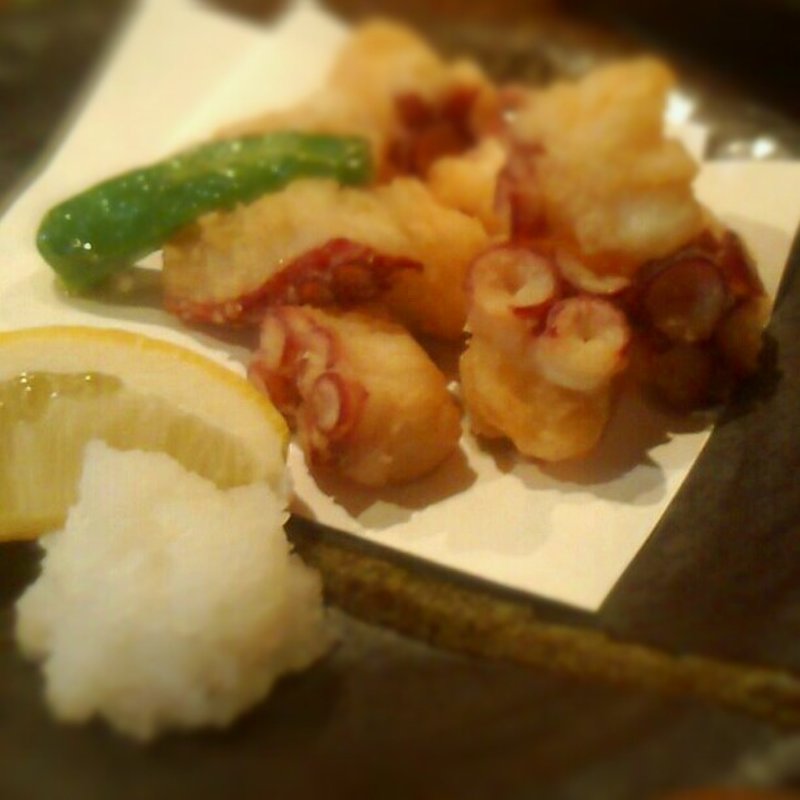 タコの唐揚げ(海物山物)