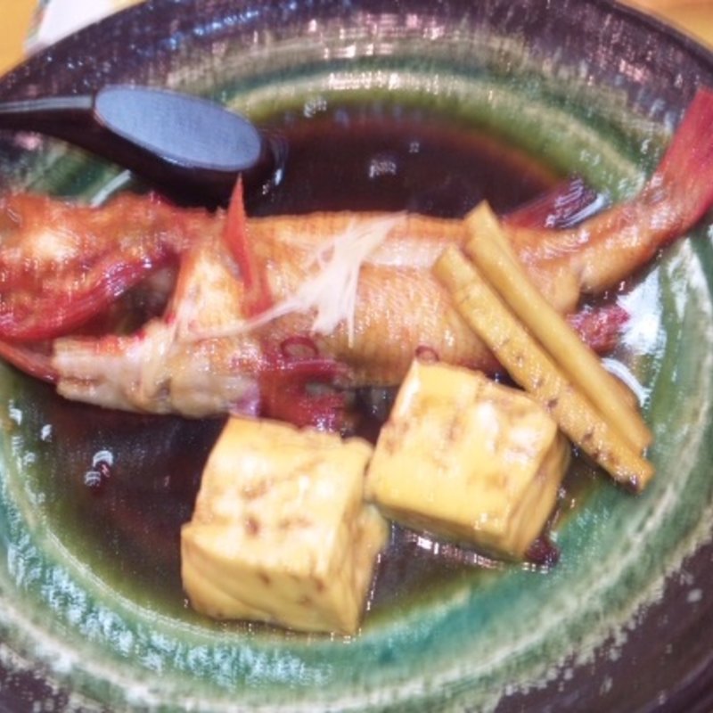 金目の煮付け(寿司 ひびき博多)