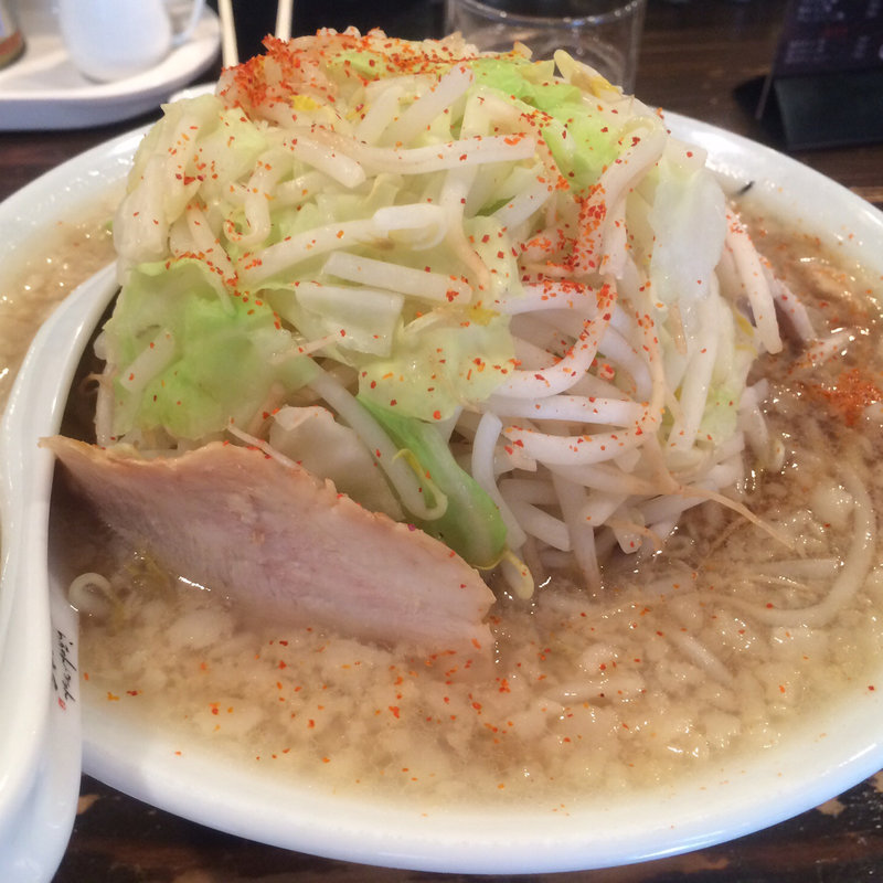 タタキ背脂らぁめん(らぁめんつけめん　ちゃが商店　宮崎一番街店)