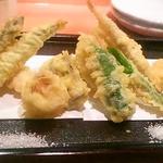 野菜天ぷら(西中洲しん進)
