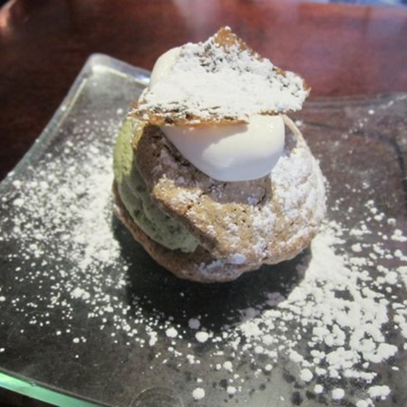 green tea mousse dessert(Cha-An)