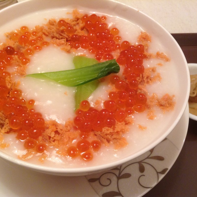 鮭とイクラの粥(幸福粥店（ハッピーコンジー）阪急うめだ)