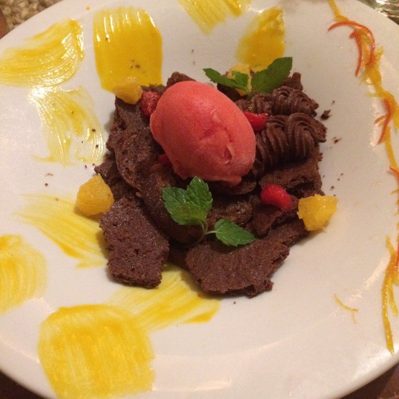 ババ オ ショコラ オランジュ(バリラックス ザ ガーデン 梅田 （BALILax Marubiru Garden Cafe）)