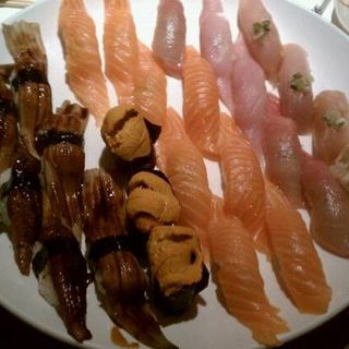 eel, sea eel, sea urchin, salmon, toro, yellowtail, white tuna(YAMA JAPANESE RESTAURANT')