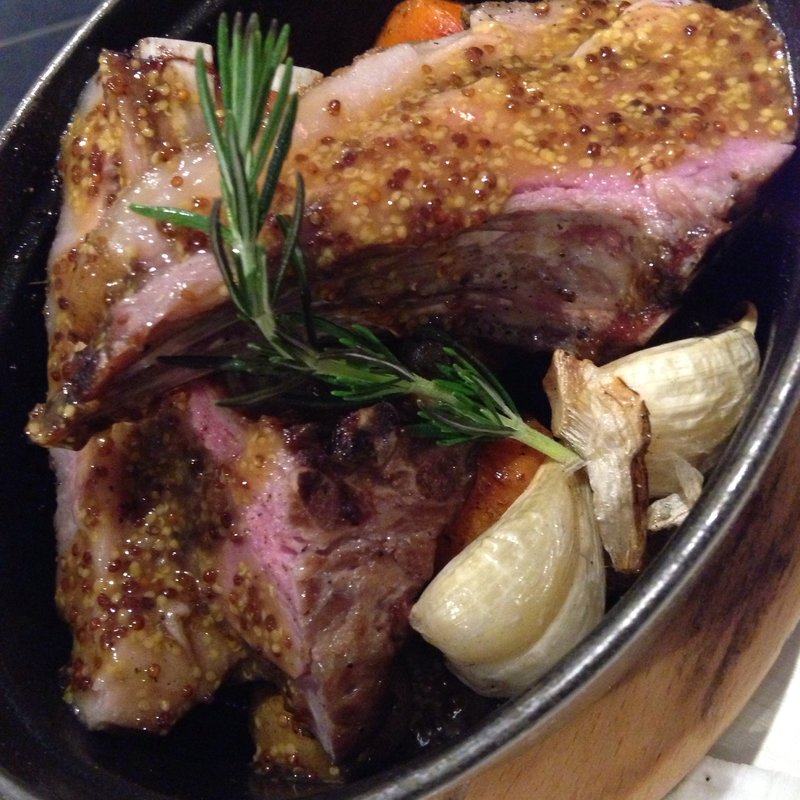  仔羊のロースト つぶマスタードソース(俺のフレンチＧＩＮＺＡ)