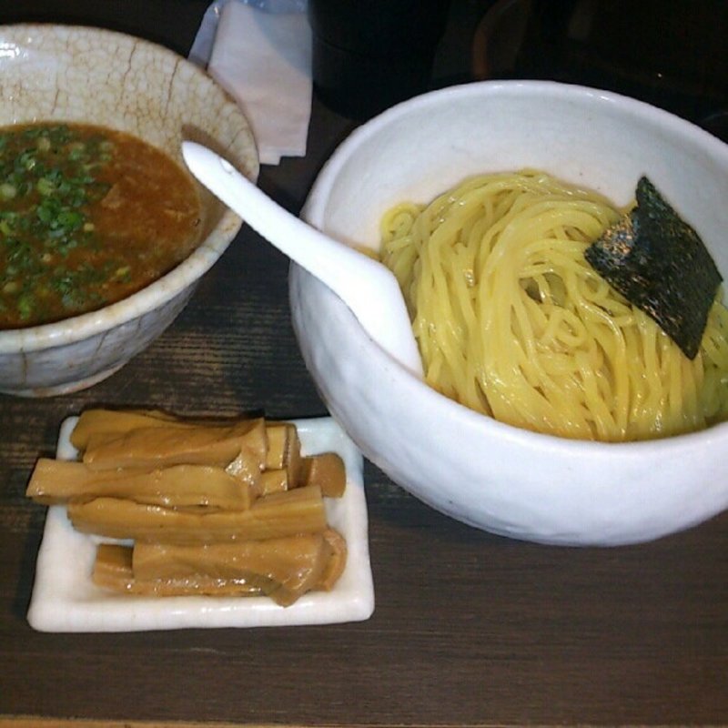 付け豚そば＋ホット＋厚切りメンマ(俺の空)