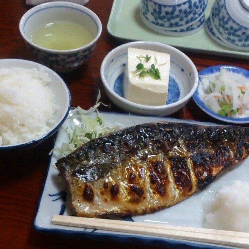 焼き鯖定食(真)