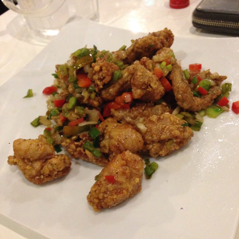 蛙の塩山椒炒め(川香苑 2号店 （センコウエン）)