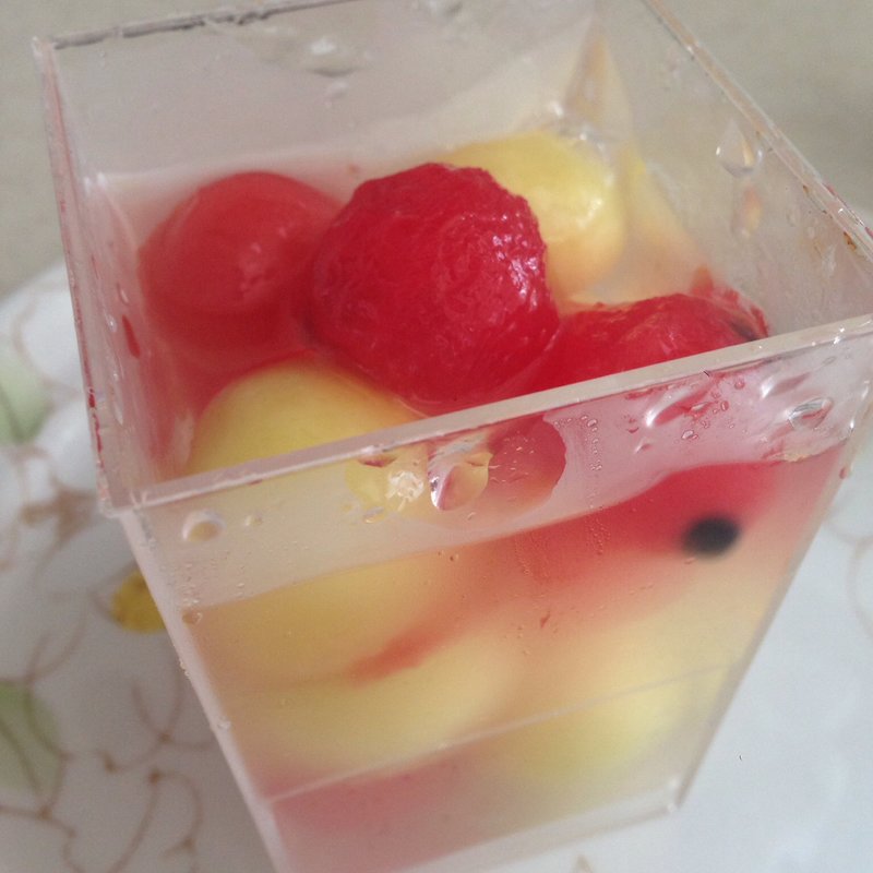 スイカとメロンのゼリー(京橋千疋屋 東京駅一番街店)
