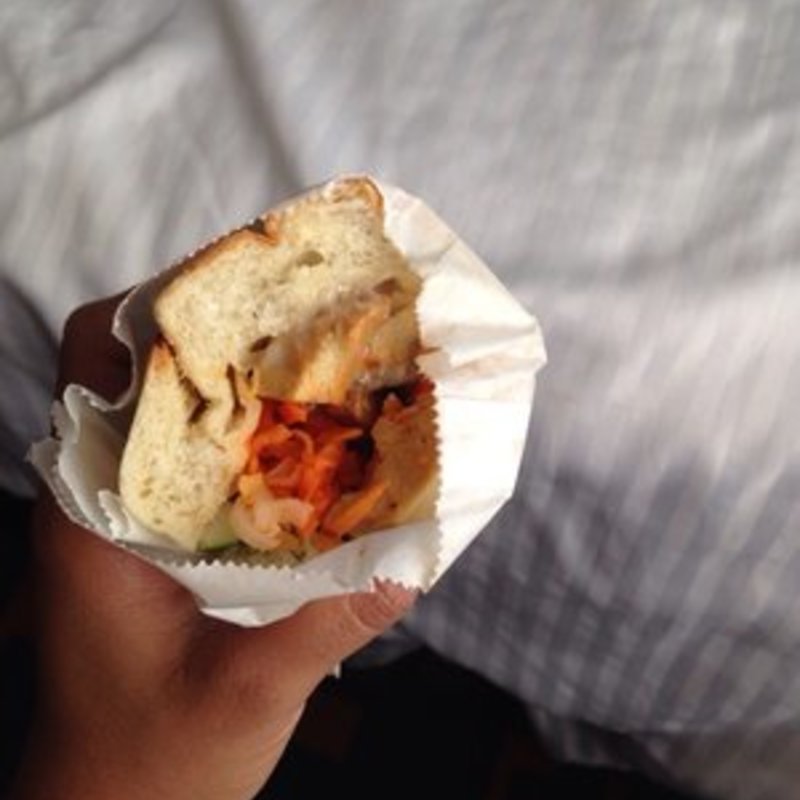 Vegan lemon curry bahn mi(Saigon Vietnamese Sandwich Deli)