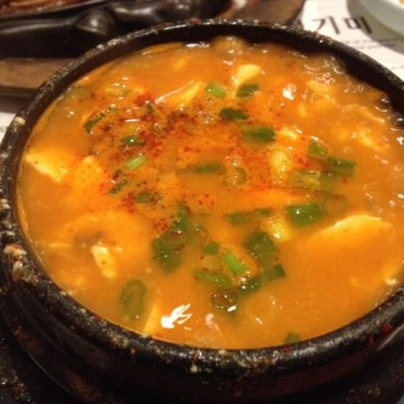 beef soft tofu soup(So Kong Dong Restaurant)