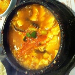 Mushroom and Tofu Soup(So Kong Dong Restaurant)