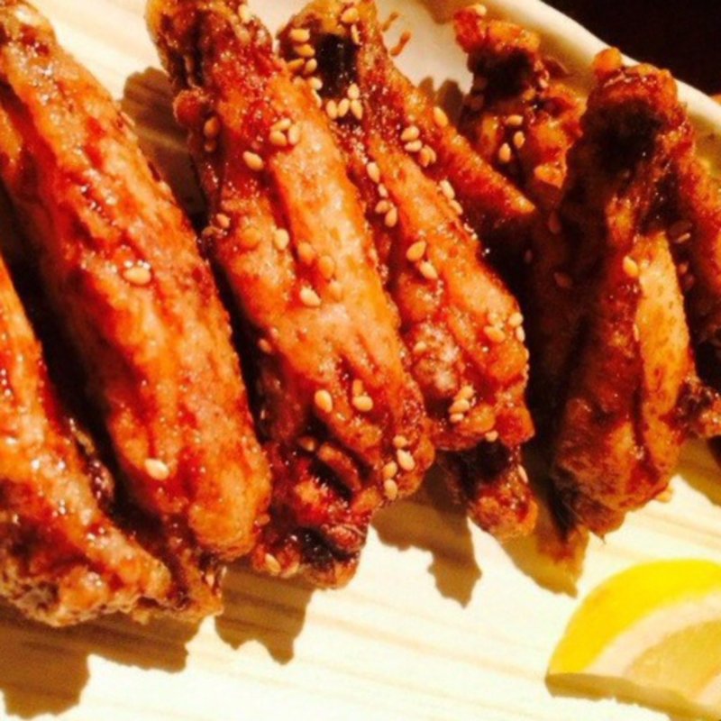 手羽の甘辛揚げ(きんぎょ)