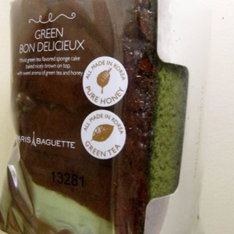 green tea bon delicieux(Paris Baguette)