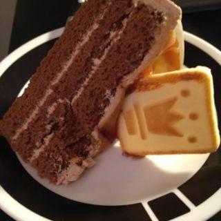 Slice of the mocha cake(Paris Baguette)
