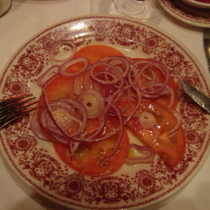 Tomato salad(Sparks stake house)