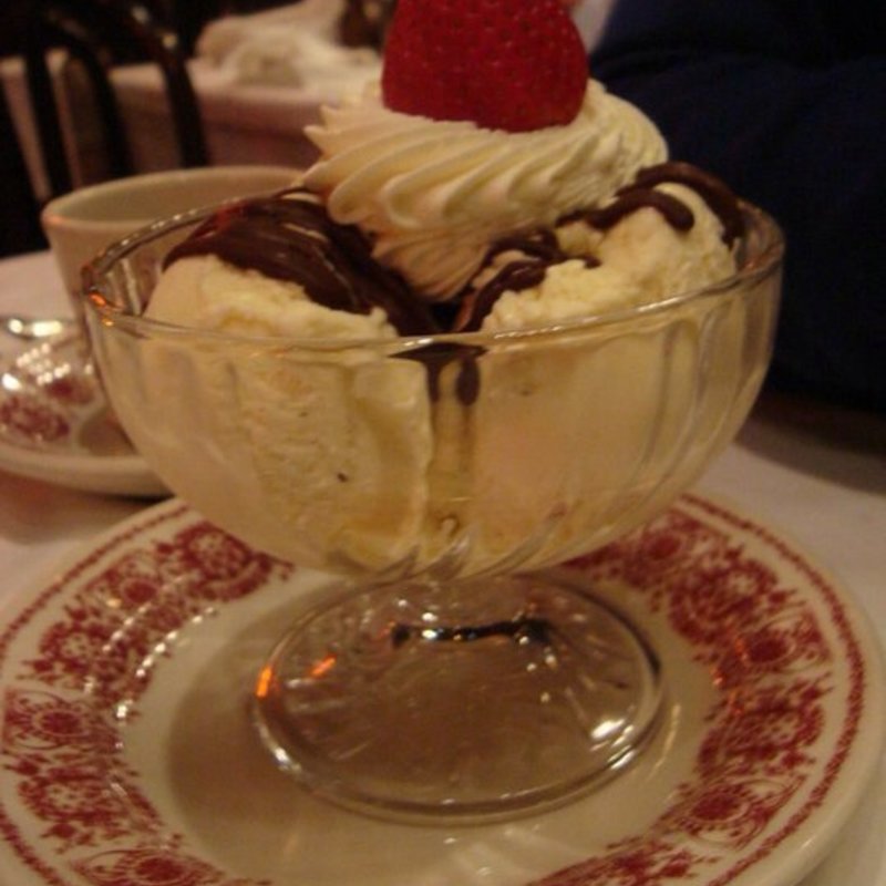 Vanilla ice cream(Sparks stake house)