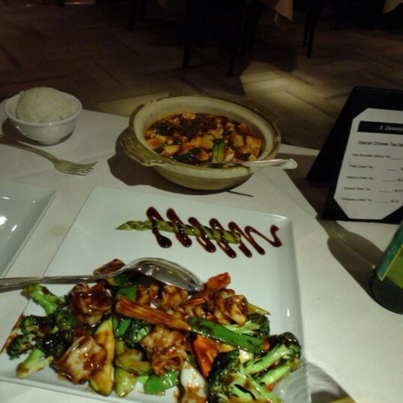 Fried veggies w oyster sauce(S. Dynasty Restaurant)