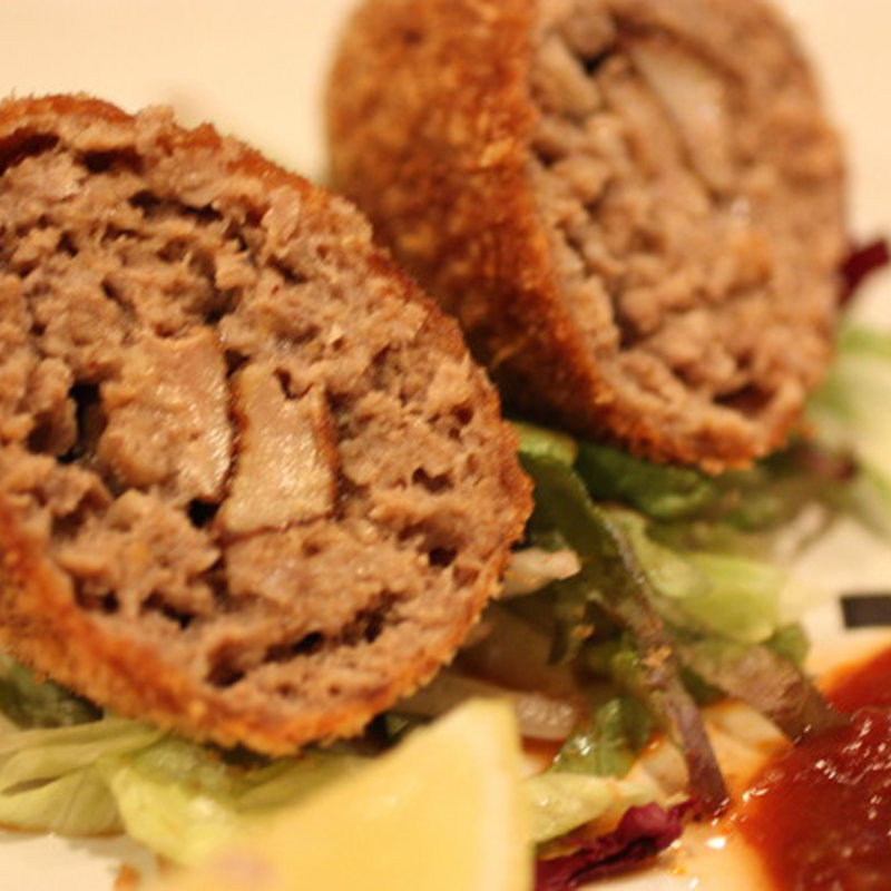 フォアグラ入り 肉汁たっぷりなさくさくメンチカツ(JIYUGAOKA SIMPLE DISH)